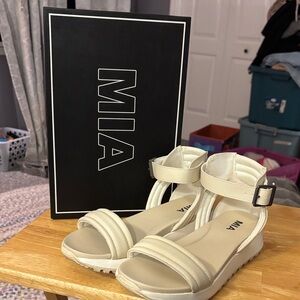 MIA Women's White Sandals